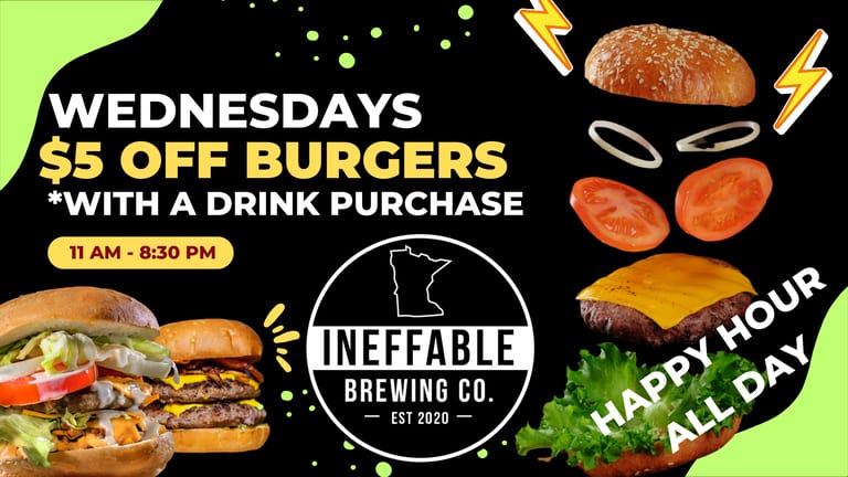 $5 Off Burger Wednesdays