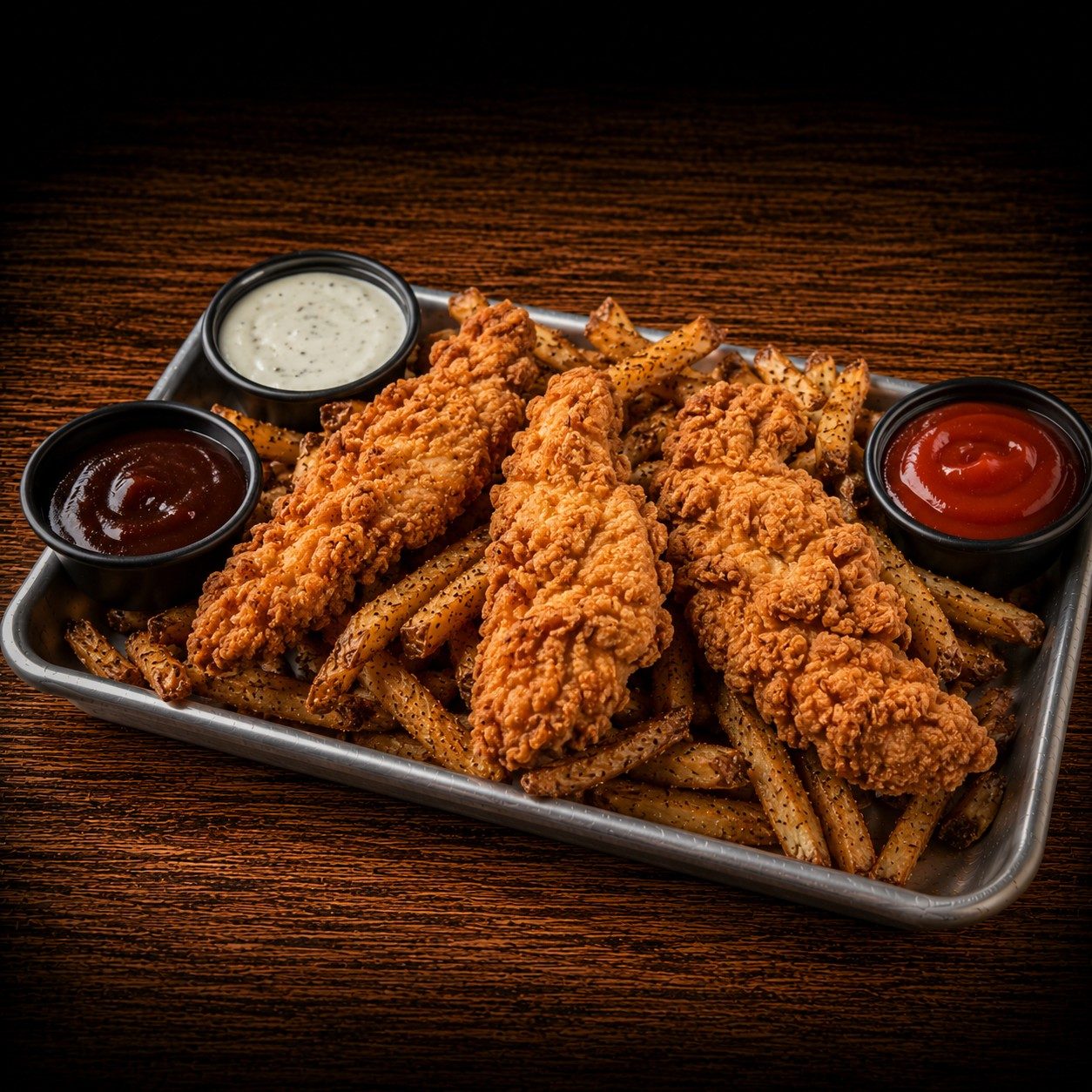 Chicken Tenders Basket.