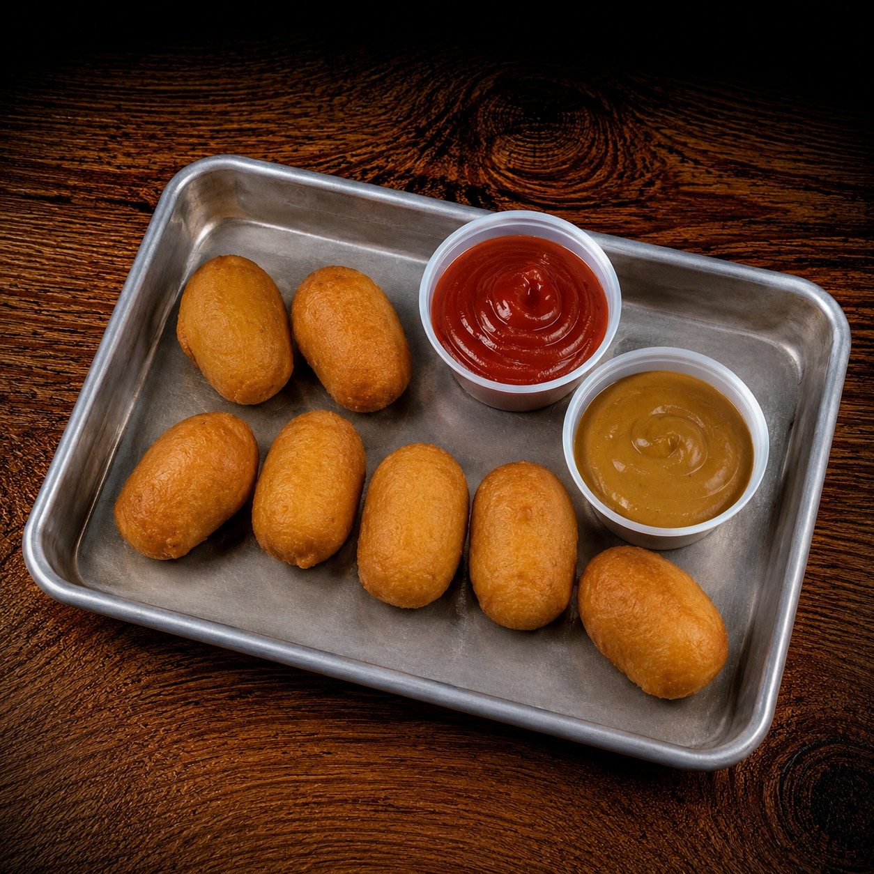 Mini Corn Dogs.