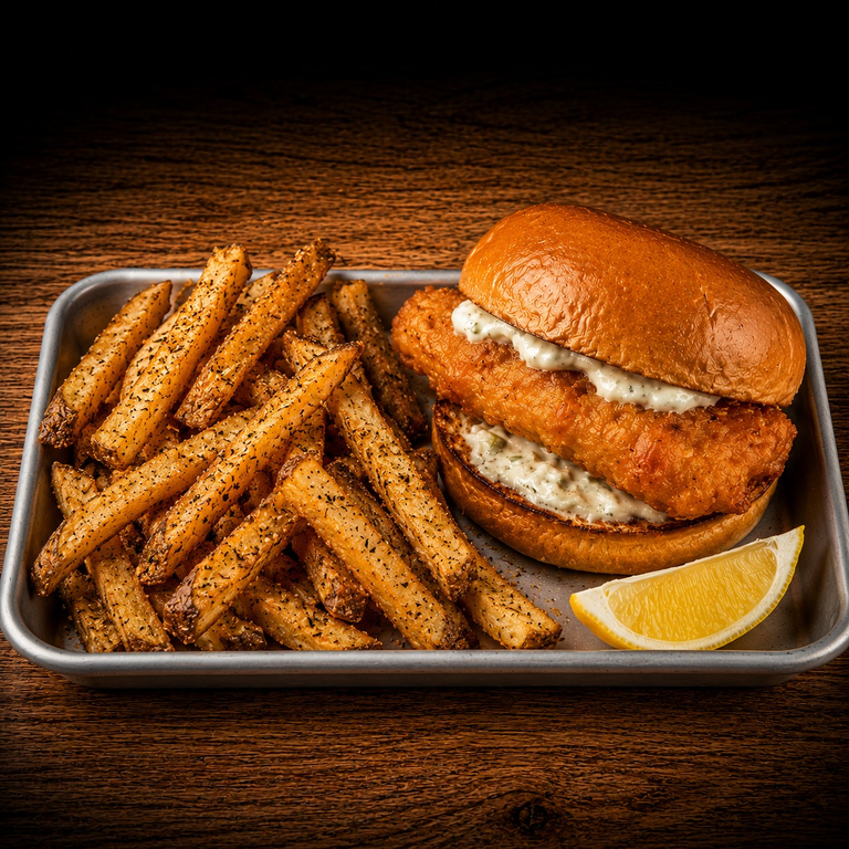 Delicious Fish Sandwich Delight