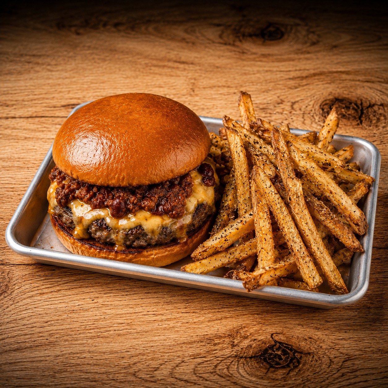 Chili Cheeseburger.